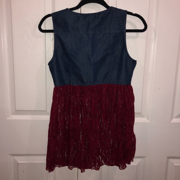 Lace Bottom Tank Top - Picture 7 of 10